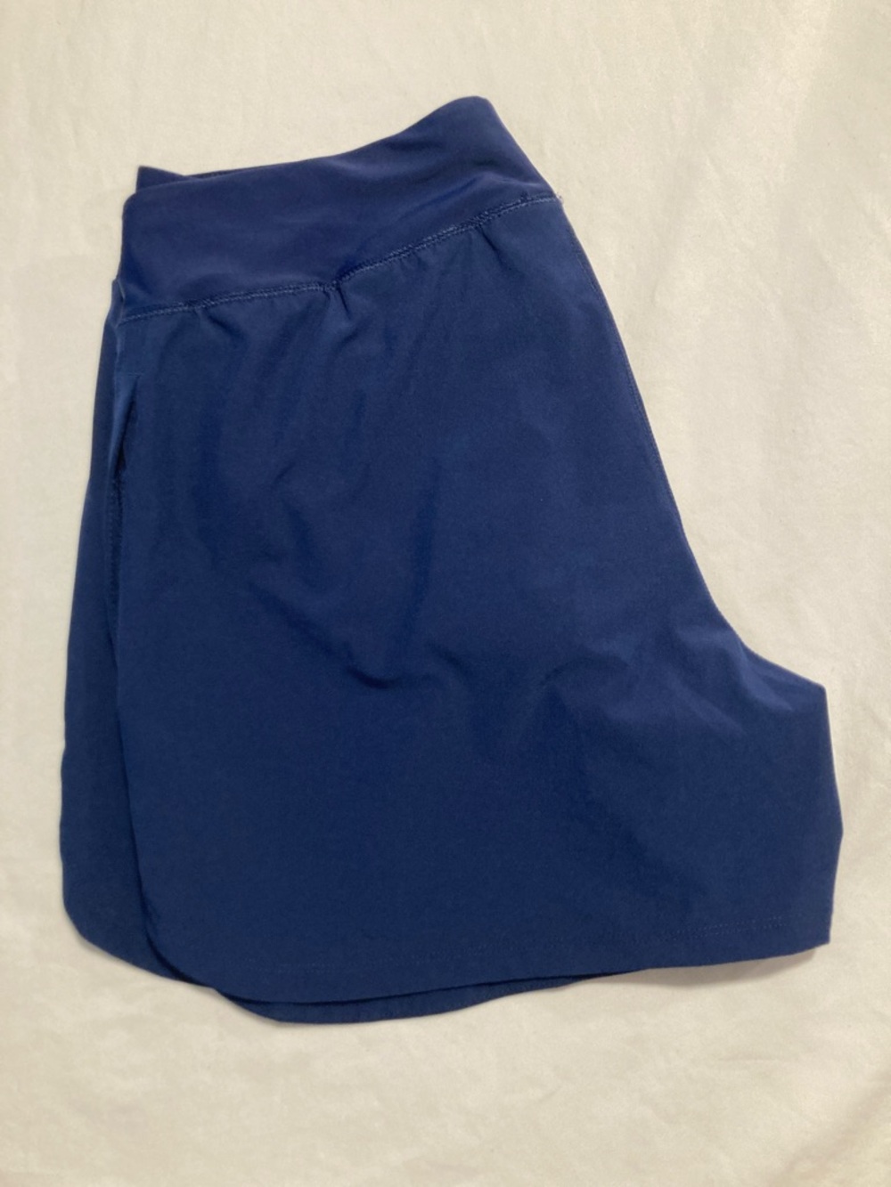 Lands' End Navy Athletic Shorts with Smooth Waistband (100)